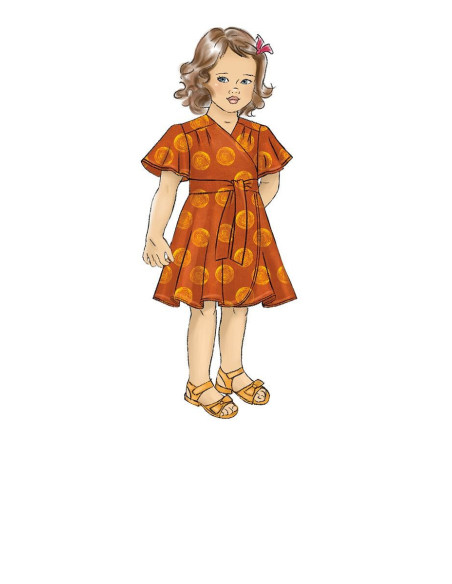 Kleid- und Gürtelmuster - Butterick 6654