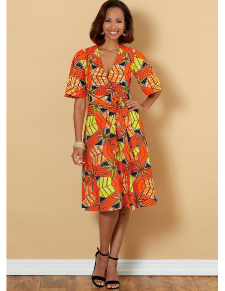 Kleid- und Gürtelmuster - Butterick 6654