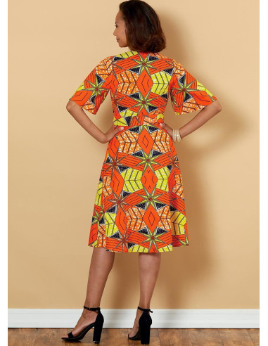 Kleid- und Gürtelmuster - Butterick 6654