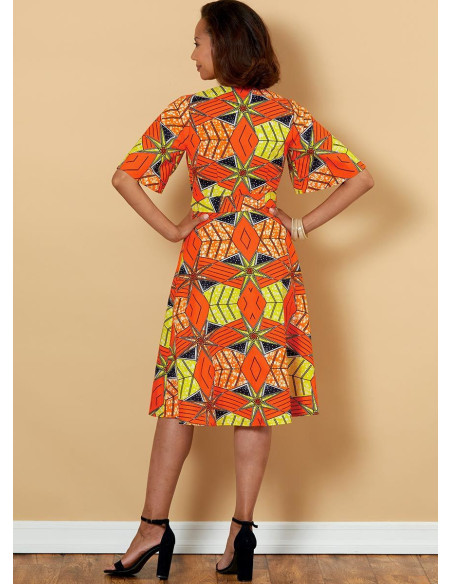 Kleid- und Gürtelmuster - Butterick 6654
