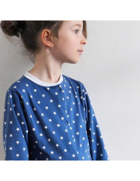 Gaby Unisex Overall-Schlafanzug Schnittmuster - Ikatee