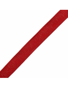 Glitzernder Baumwollgurt für Tasche - Rot 2