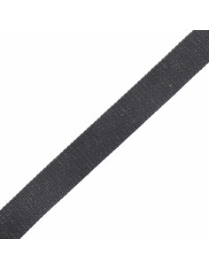 Glitzernder Baumwollgurt für Tasche - Anthrazitgrau 2