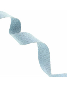 Glitzernder Baumwollgurt für Tasche - Himmelblau
