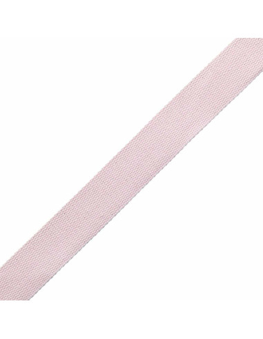 Glitzernder Baumwollgurt für Tasche - Rosa