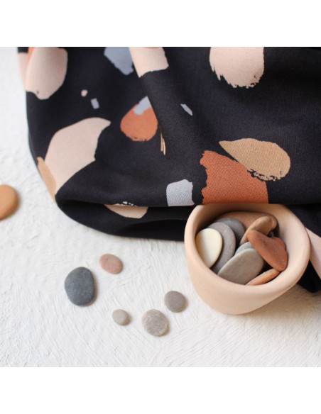 Viskosestoff Granito Night - Atelier Brunette