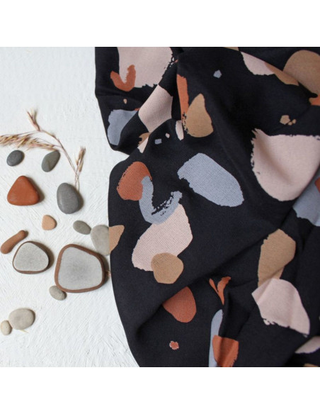 Viskosestoff Granito Night - Atelier Brunette