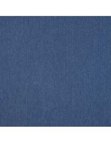 Tissu jeans coton classique - Bleu moyen