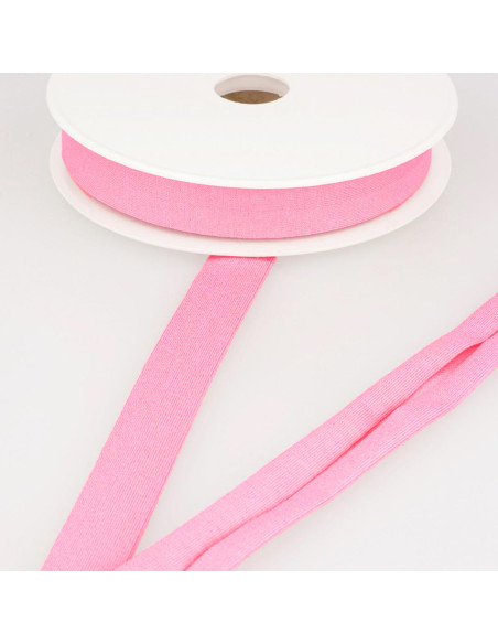 Viskose-Jersey-Schrägband - Rosa
