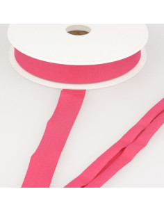 Viskose-Jersey-Schrägband - Fuchsia