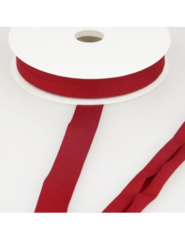 Viskose-Jersey-Schrägband - Bordeaux