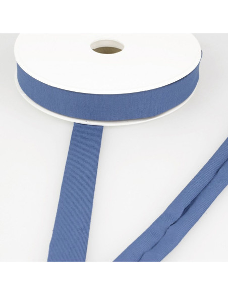 Viskose-Jersey-Schrägband - Blau