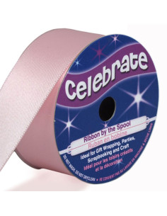 Satinband Celebrate rosa - 25 mm x 4 Meter
