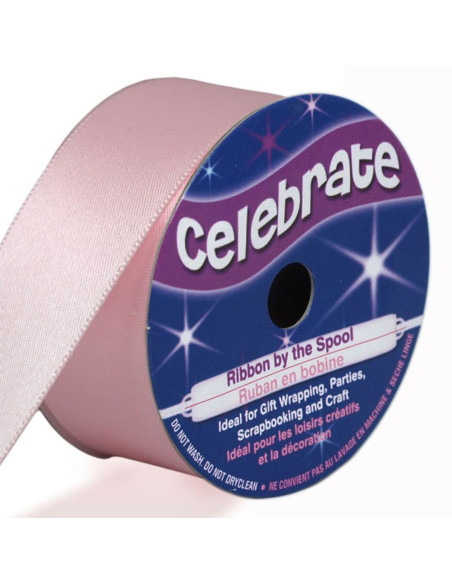 Satinband Celebrate rosa - 25 mm x 4 Meter