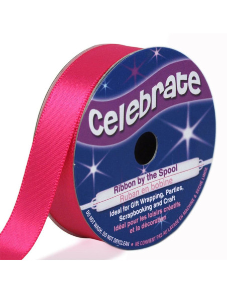 Satinband Celebrate fuchsia - 13 mm x 6 Meter