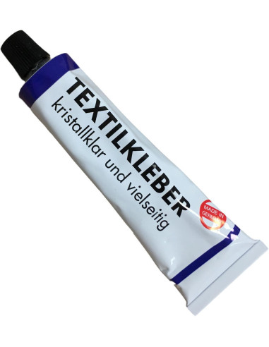 Transparenter Kleber für Stoffe