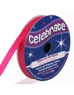 Satinband Celebrate fuchsia - 6 mm x 6 Meter