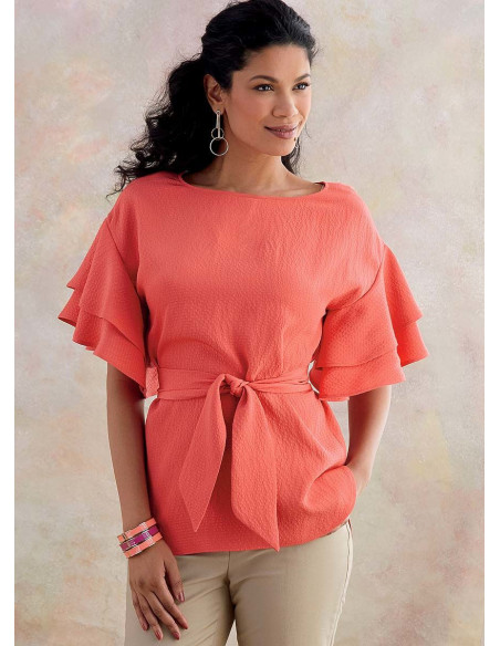 Oberteil- und Gürtelmuster - Butterick 6685