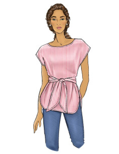Oberteil- und Gürtelmuster - Butterick 6685 2