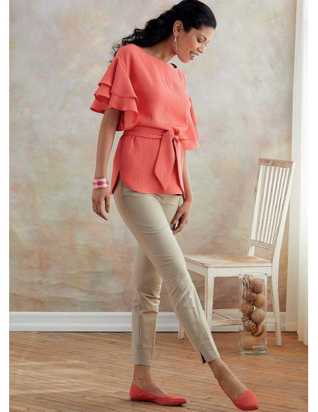Oberteil- und Gürtelmuster - Butterick 6685