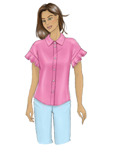 Oberteil-Schnittmuster - Butterick 6686