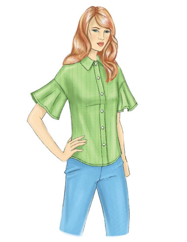 Oberteil-Schnittmuster - Butterick 6686