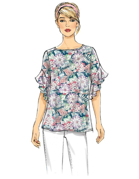 Oberteil-Schnittmuster - Butterick 6687