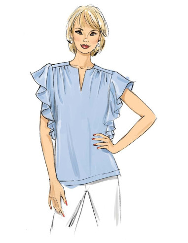Oberteil-Schnittmuster - Butterick 6688
