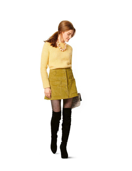Ausgestellter Rockschnitt - Burda 6252