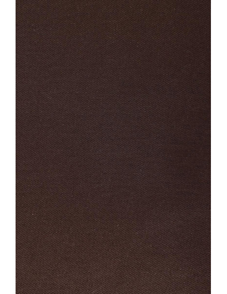 Tissu twill lin viscose Liva Eco Oat Chocolate - Atelier Brunette