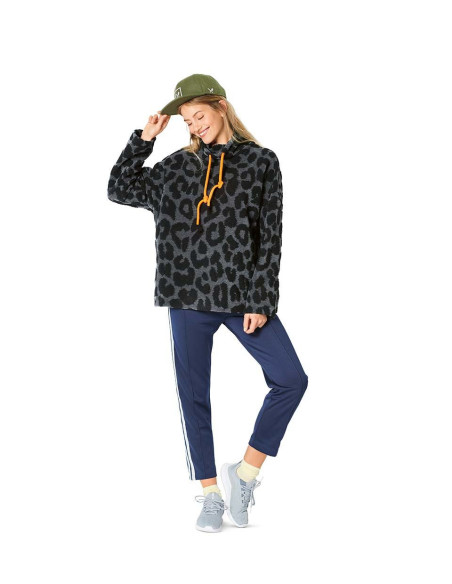 Sweatshirt-Schnittmuster - Burda 6253