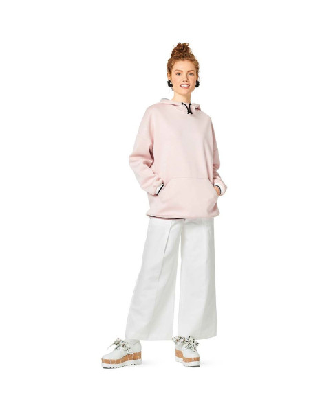 Sweatshirt-Schnittmuster - Burda 6253
