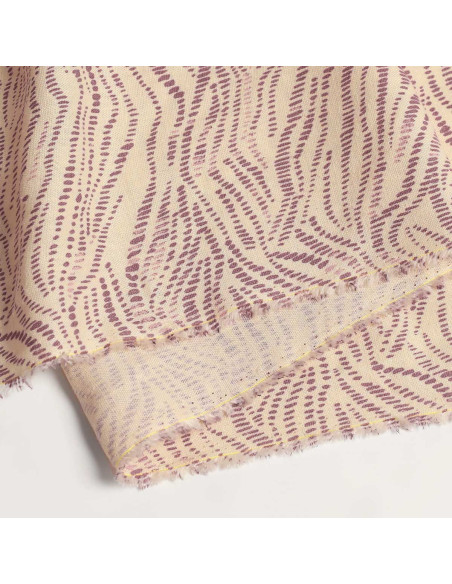 Tissu lin viscose Sya Off White - Atelier Brunette