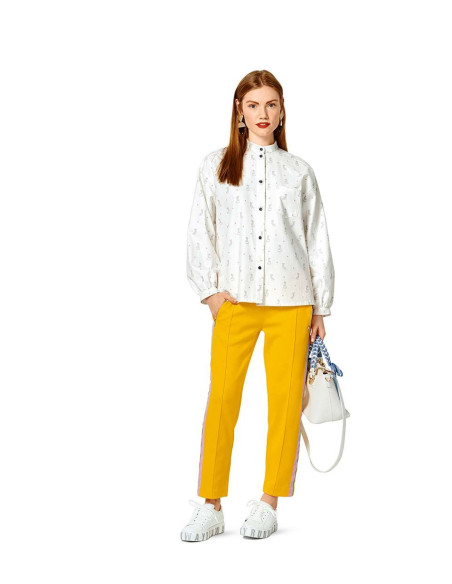 Blusen- und Hemdenschnittmuster - Burda 6263