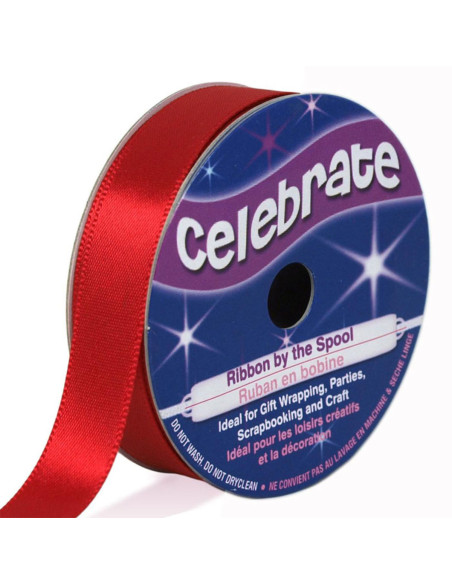 Rotes Satinband Celebrate - 13 mm x 6 Meter
