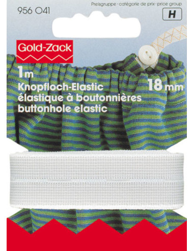Knopflochgummi 18 mm