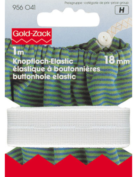 Knopflochgummi 18 mm