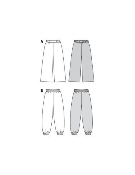 Haremhosen-Schnittmuster - Burda 6283