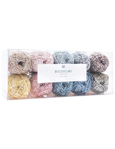 Set mit 10 Ricorumi Spray Baumwollknäueln