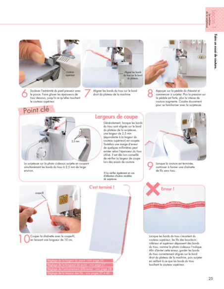 Buch Nähen mit der Overlock ist ganz einfach