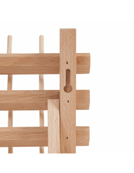 Holzständer für 25 Garnspulen