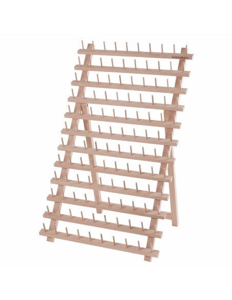 Holzständer für 120 Garnspulen