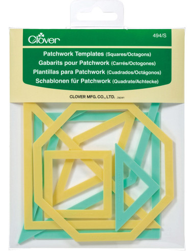 Patchwork-Schablonen - Quadrat und Oktogon