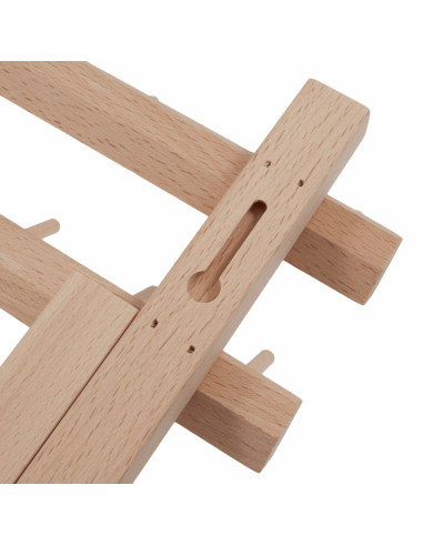 Holzständer für 120 Garnspulen