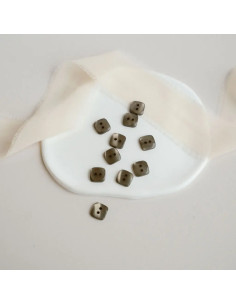 Bouton de bottine pailleté or - Bouton d´or