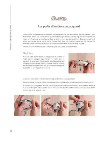 Buch Stricken von Jacquard in Runden