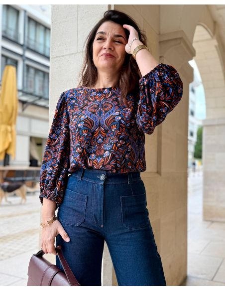 Patron de blouse-robe Dahlia - Clématisse Pattern