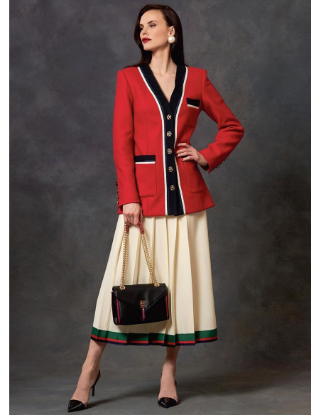 Jacken-, Kleid- und Rockmuster - Vogue 1643