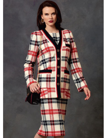 Jacken-, Kleid- und Rockmuster - Vogue 1643