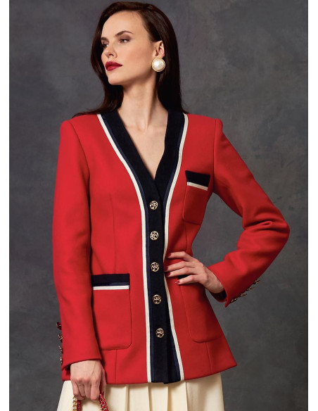 Jacken-, Kleid- und Rockmuster - Vogue 1643